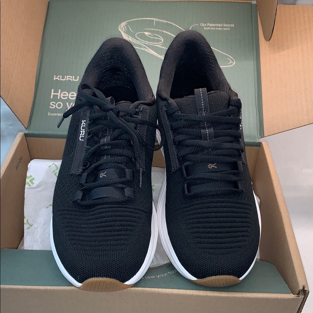 NEW KURU Atom 2 Black Sneakers Size 9.5